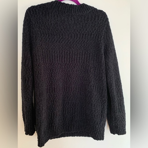 🎄🔥Knit Sweater shimmer V neck Carroll Reed - Picture 3 of 4